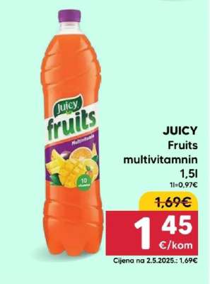 JUICY Fruits multivitamín