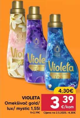Violeta omekšivač Gold, Lux, Mystic