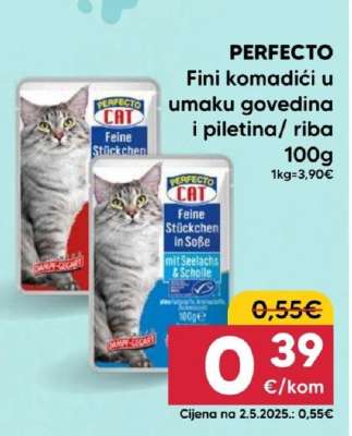 PERFECTO Fini komadići u umaku govedina i piletina/ riba