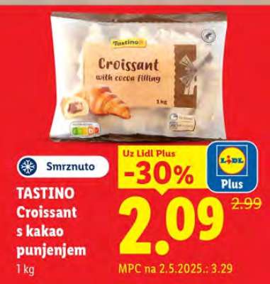 TASTINO Croissant s kakao punjenjem