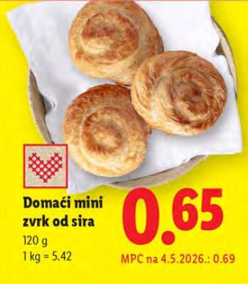Domaći mini zvrk od sira