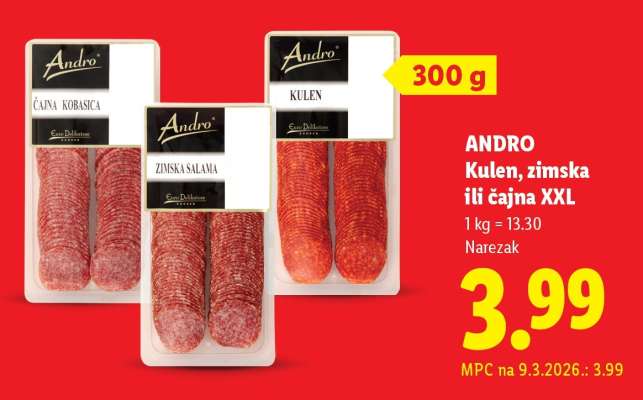 ANDRO Kulen, zimska ili čajna XXL