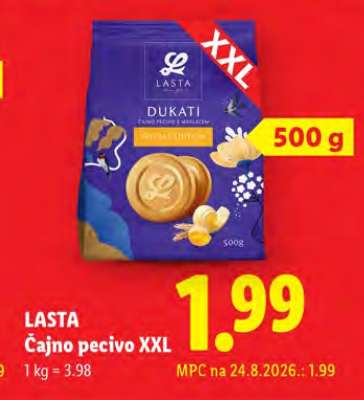 LASTA Čajno pecivo XXL