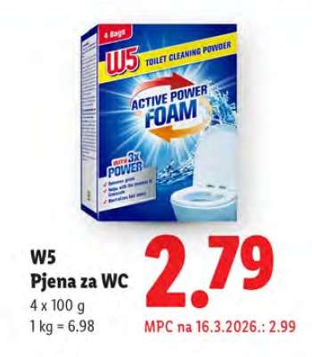 W5 Pjena za WC