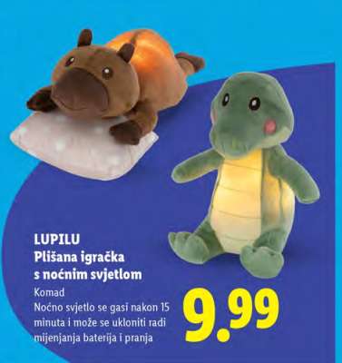 LUPILU Plišana igračka s noćnim svjetlom