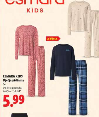 Esmara Kids Dječja pidžama