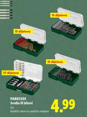 PARKSIDE Svrdla ili bitovi
