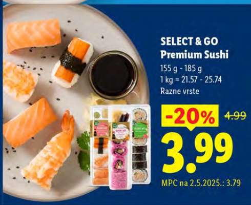 Select&Go Premium sushi