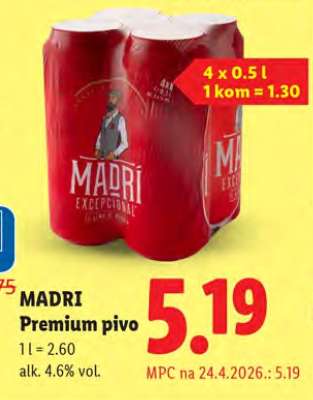 MADRI premium pivo