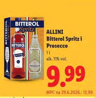 ALLINI Bitterol Spritz i Prosecco