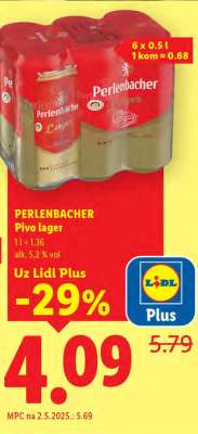 Perlenbacher Pivo lager