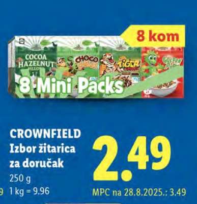 CROWNFIELD Izbor žitarica za doručak