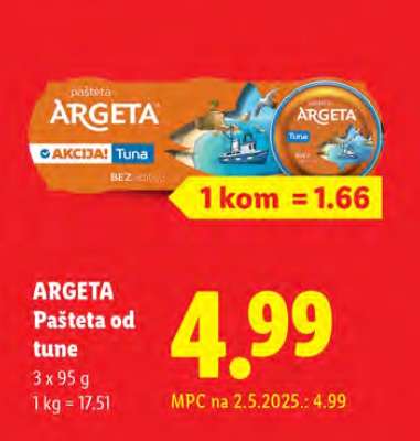 Argeta Pašteta od tune