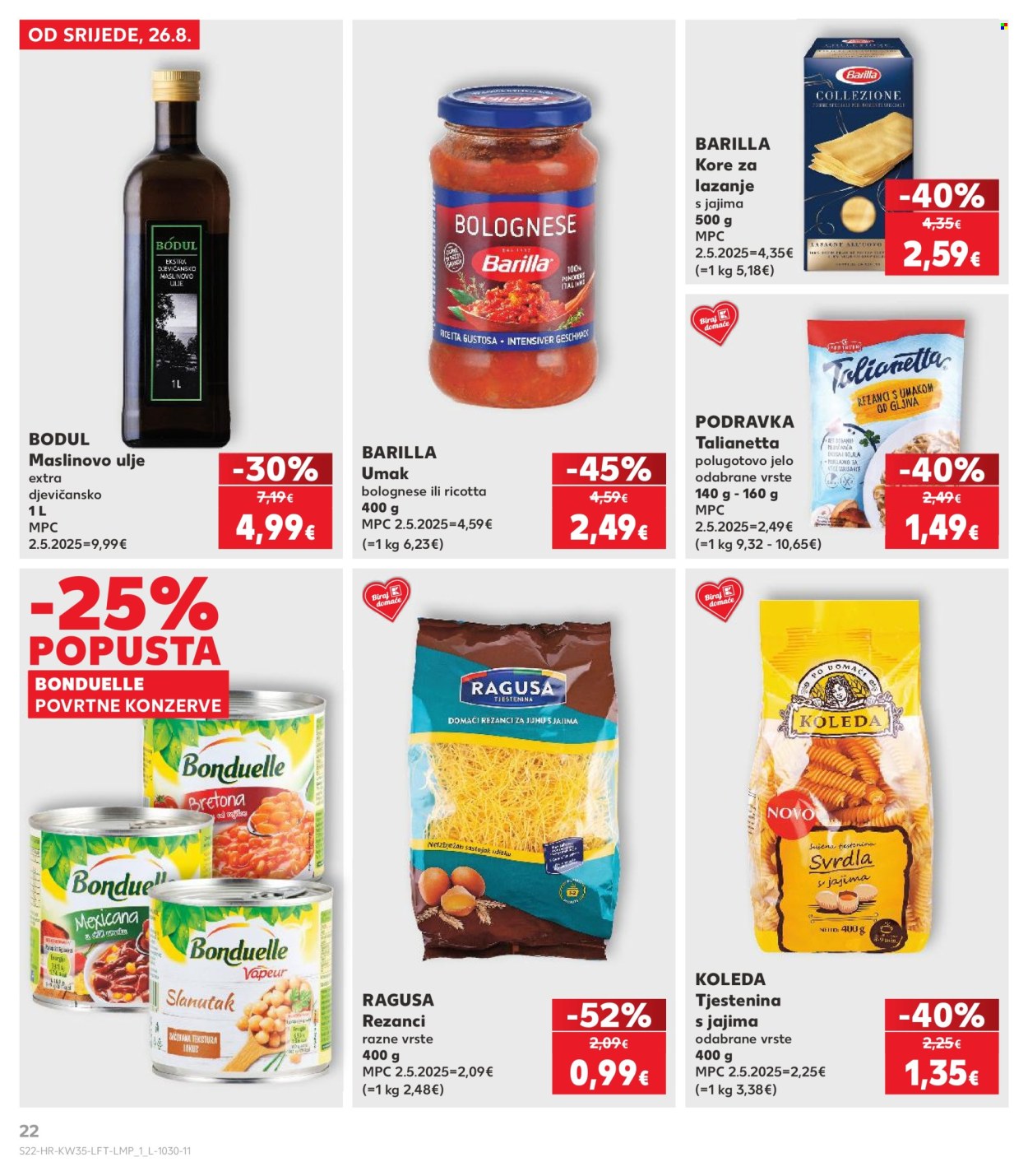 Leták Kaufland - 26.8.2026 - 1.9.2026. Strana 22