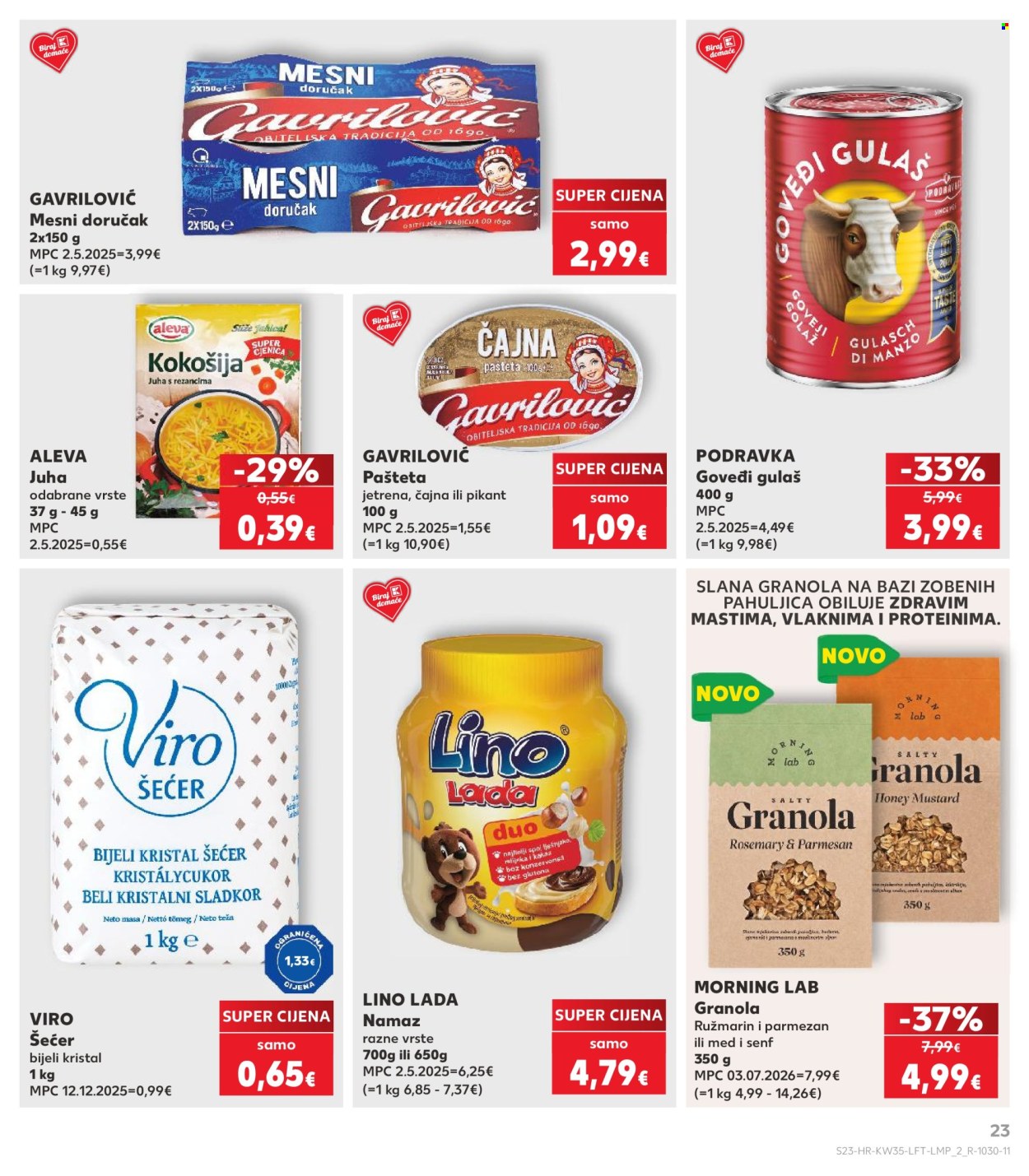 Leták Kaufland - 26.8.2026 - 1.9.2026. Strana 23