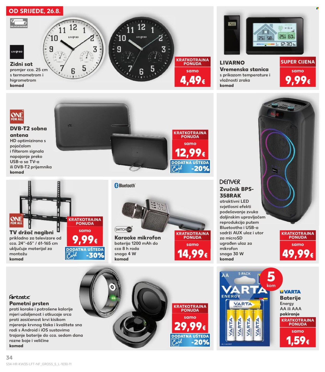 Leták Kaufland - 26.8.2026 - 1.9.2026. Strana 34