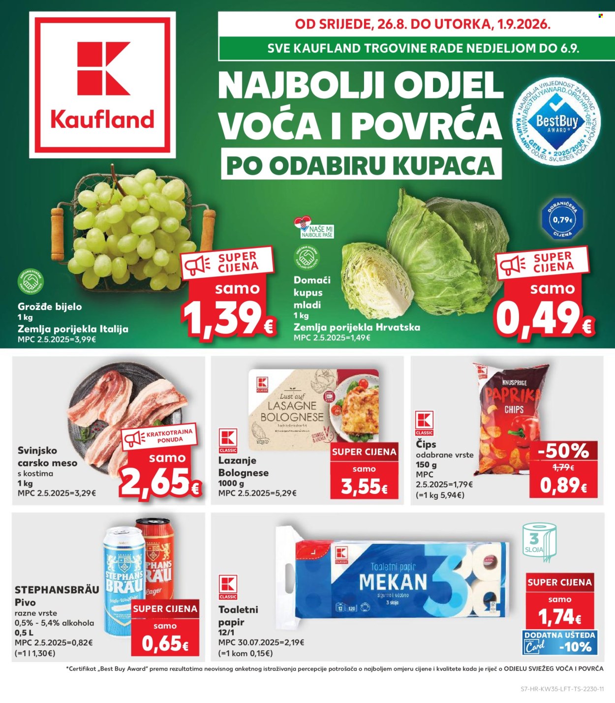 Kaufland katalog - 26.08.2026. - 01.09.2026. Stranica 7