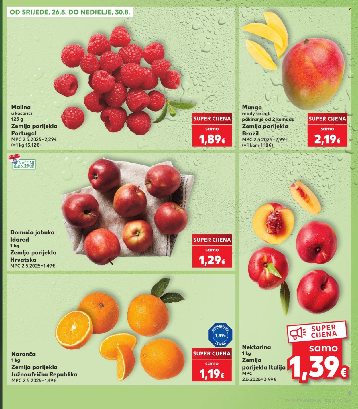 Kaufland katalog - 26.08.2026. - 01.09.2026. Stranica 9