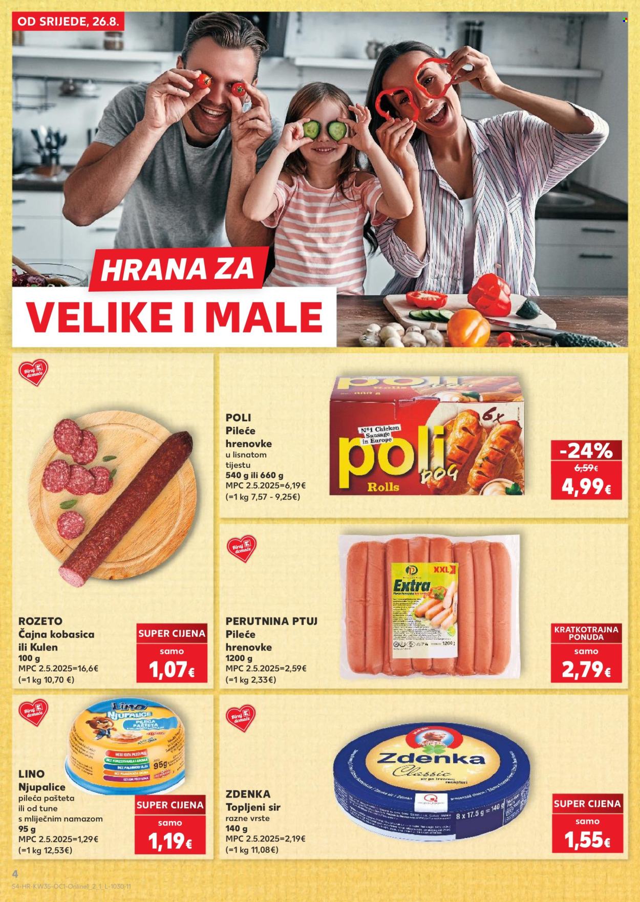 Leták Kaufland - 26.8.2026 - 1.9.2026. Strana 4