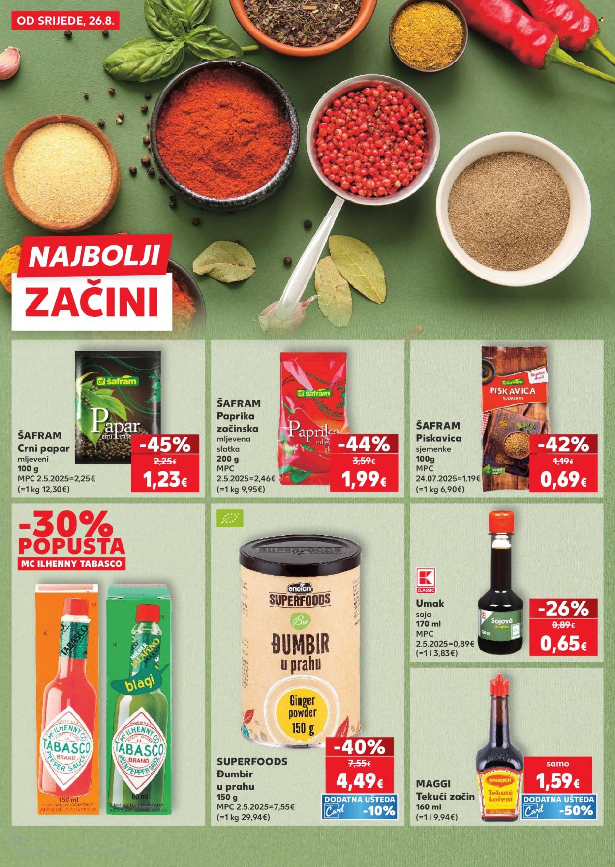 Leták Kaufland - 26.8.2026 - 1.9.2026. Strana 12