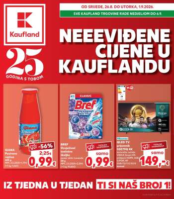 Kaufland katalog - 26.08.2026. - 01.09.2026.