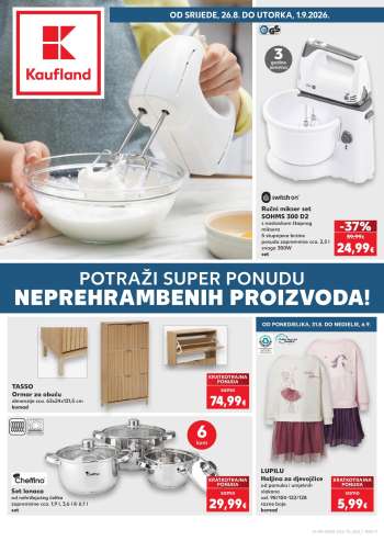 Kaufland katalog - 26.08.2026. - 01.09.2026.