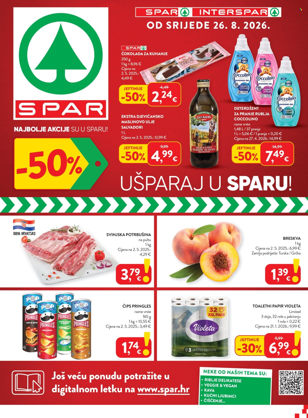 INTERSPAR katalog - 26.08.2026. - 01.09.2026. Stranica 1
