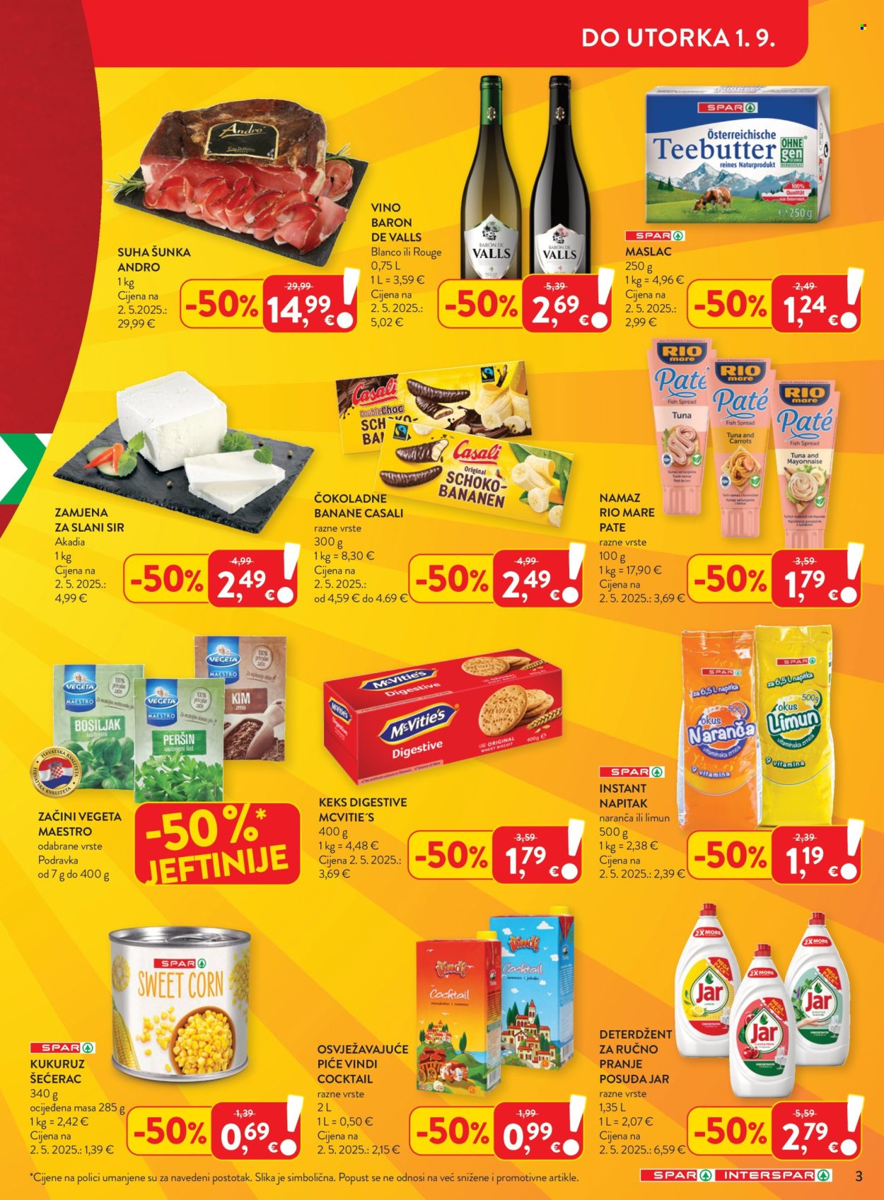 INTERSPAR katalog - 26.08.2026. - 01.09.2026. Stranica 3