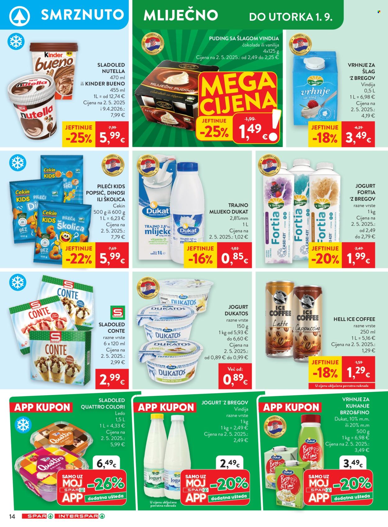 Leták SPAR - 26.8.2026 - 1.9.2026. Strana 20