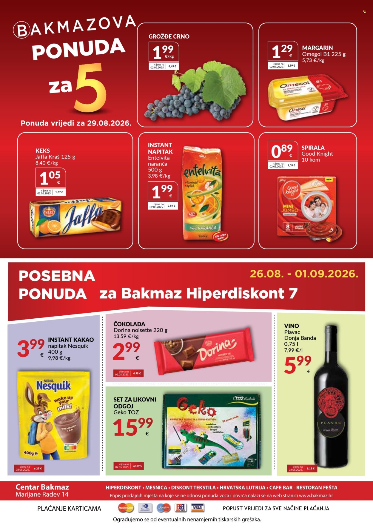 Leták Bakmaz - 26.8.2026 - 1.9.2026. Strana 8