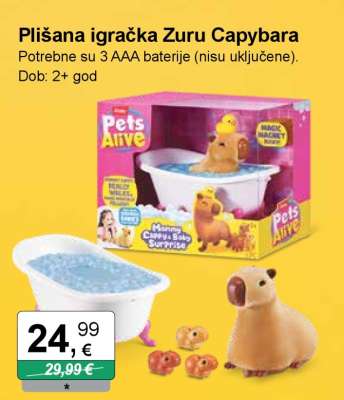 Plišana igračka Zuru Capybara