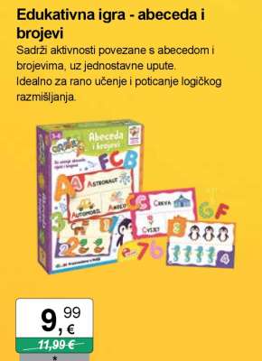 Edukativna igra - abeceda i brojevi