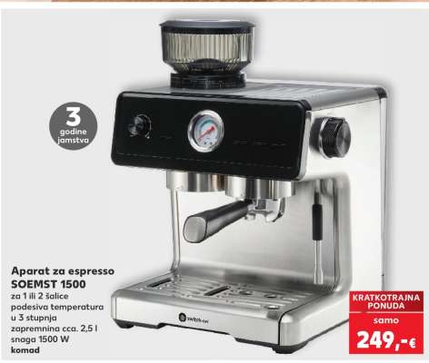 Aparat za espresso SOEMST 1500