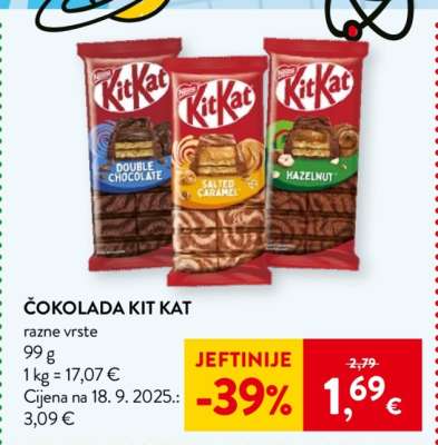 ČOKOLADA KIT KAT