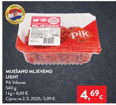 Miješano mljeveno light