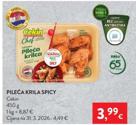 PILEĆA KRILA SPICY