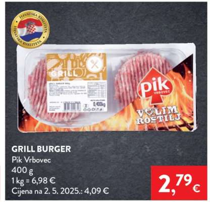 Grill burger
