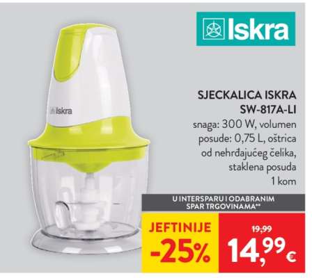 Sjeckalica Iskra SW-817A-LI