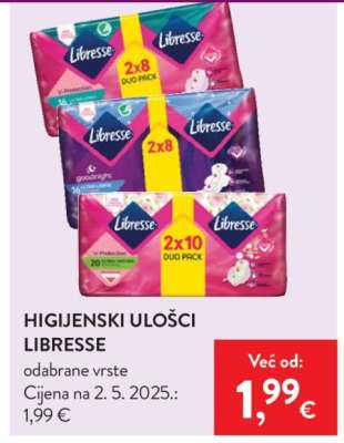 Higijenski ulošci Libresse
