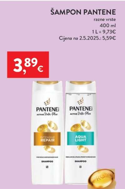 ŠAMPON PANTENE