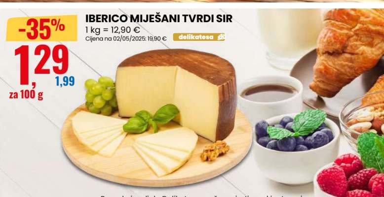 IBERICO MJEŠANI TVRDI SIR