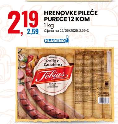 HRENOVKE PILEĆE PUREĆE 12 KOM