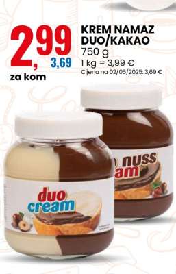 KREM NAMAZ DUO / KAKAO