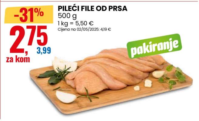 Pileći file od prsa