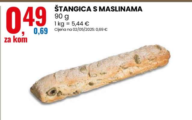 ŠTANGICA S MASLINAMA