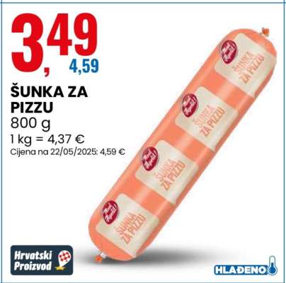 ŠUNKA ZA PIZZU