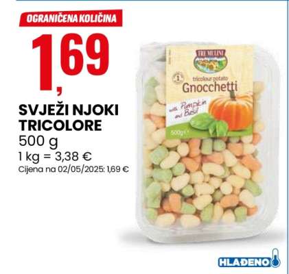 SVJEŽI NJOKI TRICOLORE