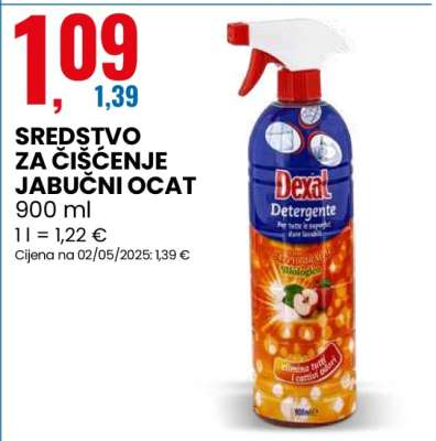 SREDSTVO ZA ČIŠĆENJE JABUČNI OCAT