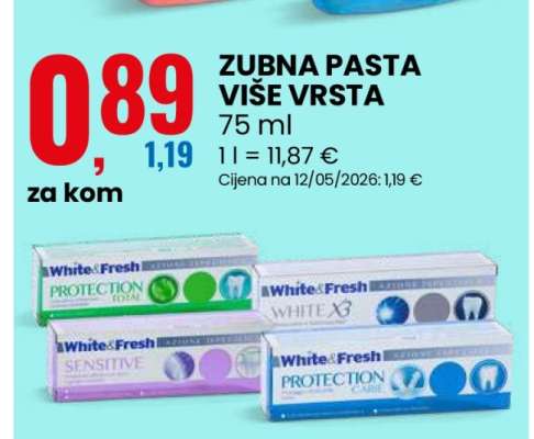 ZUBNA PASTA VIŠE VRSTA