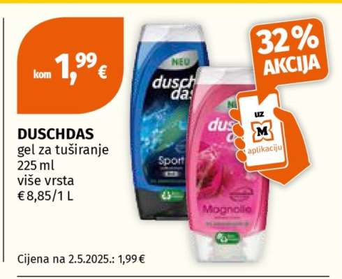 DUSCHDAS gel za tuširanje